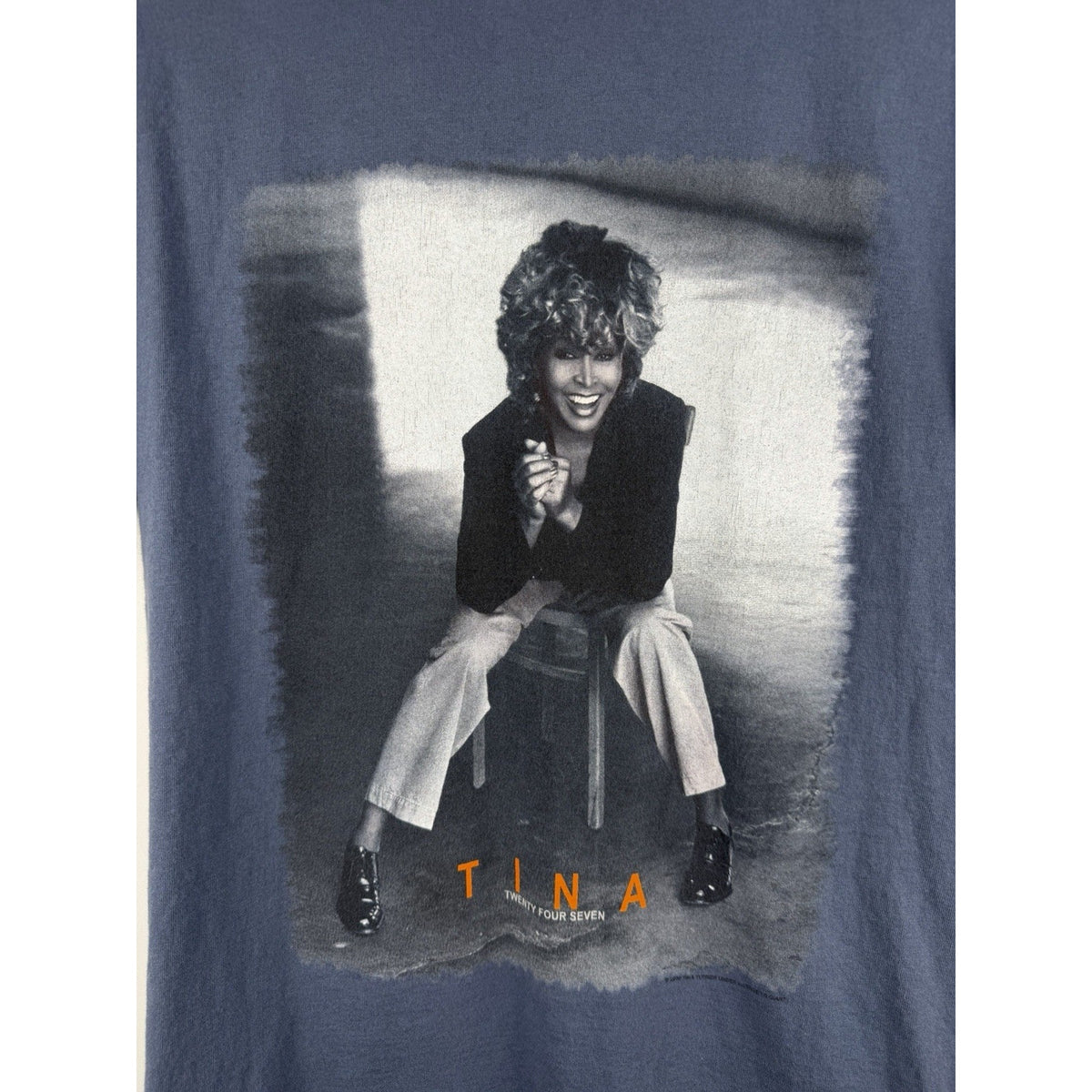 Vintage 2000 Tina Turner Twenty Four Seven Tour Licensed To Giant Medium 19x28