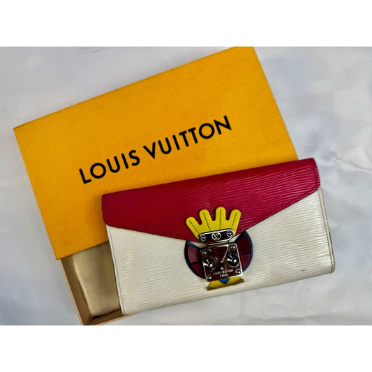 2014 Louis Vuitton Cruise Limited Edition Epi Leather Tribal Mask Sarah Wallet