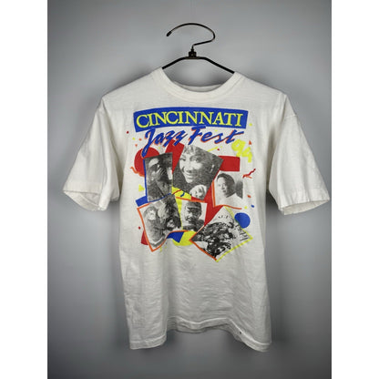 Vintage 1994 Cincinnati Jazz Fest Shirt R Kelly Salt-n-Pepa Jodeci Large 21.5x29