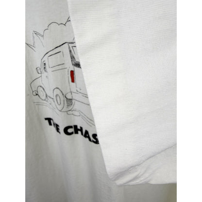 Vintage 90s OJ Simpson The Chase Is Over tee, single stitch, XL