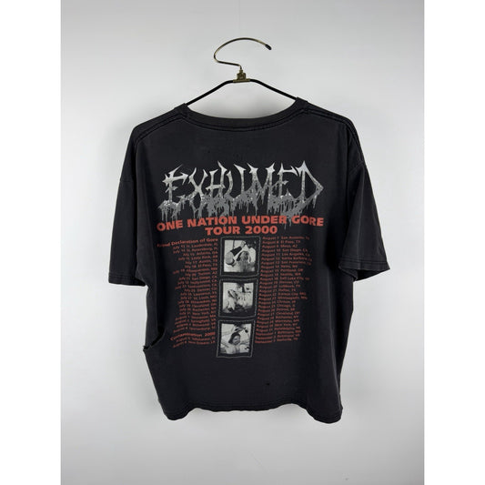 Vintage 2000 Exhumed Slaughtercult One Nation Under Gore *Thrashed* XL 24x27