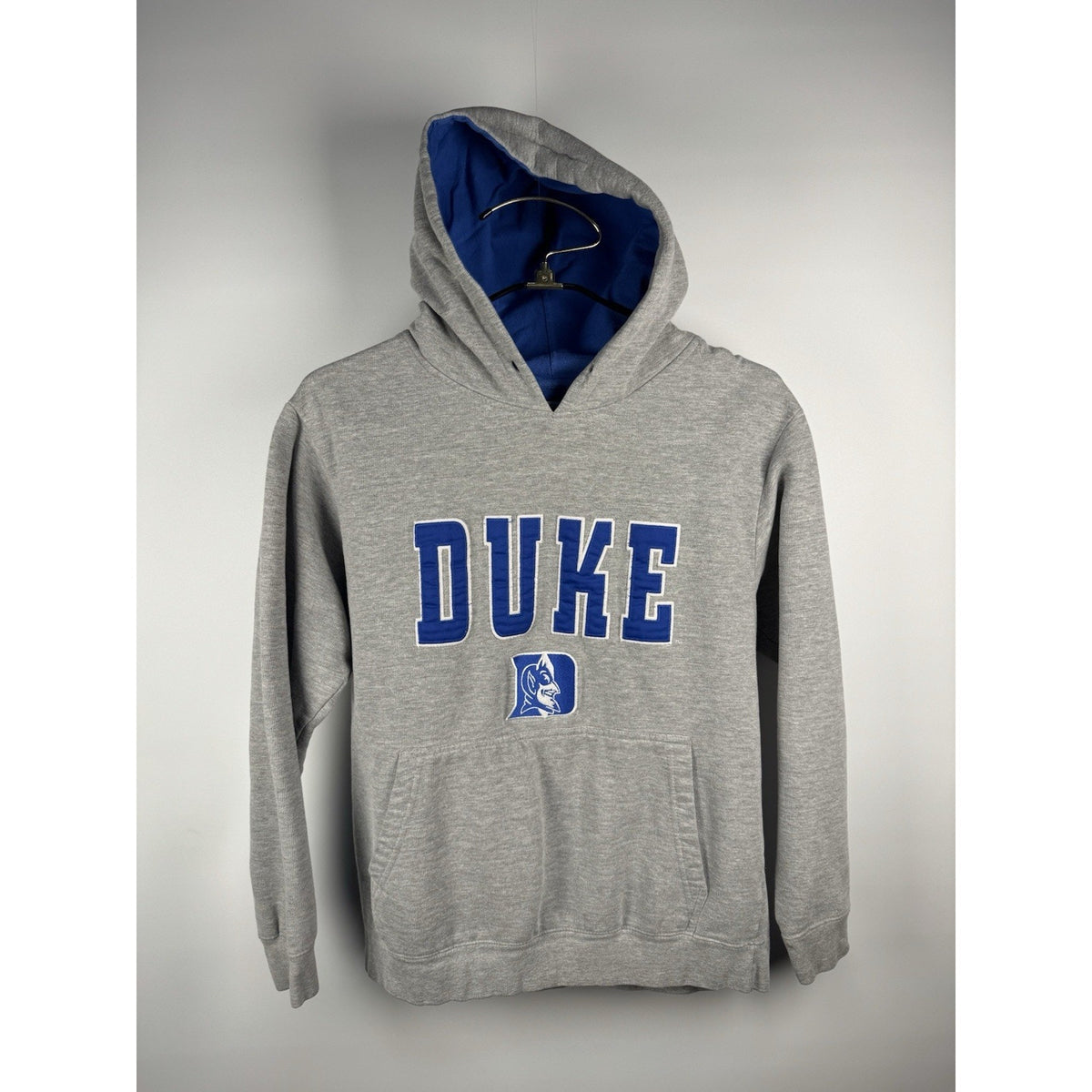 Vintage 1990’s Duke Blue Devils Hoodie Pullover Foot Locker Small 21x26