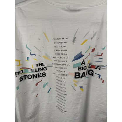 Vintage 2005 Rolling Stones A Bigger Bang Tour Shirt Double Sided. Anvil L 22x28
