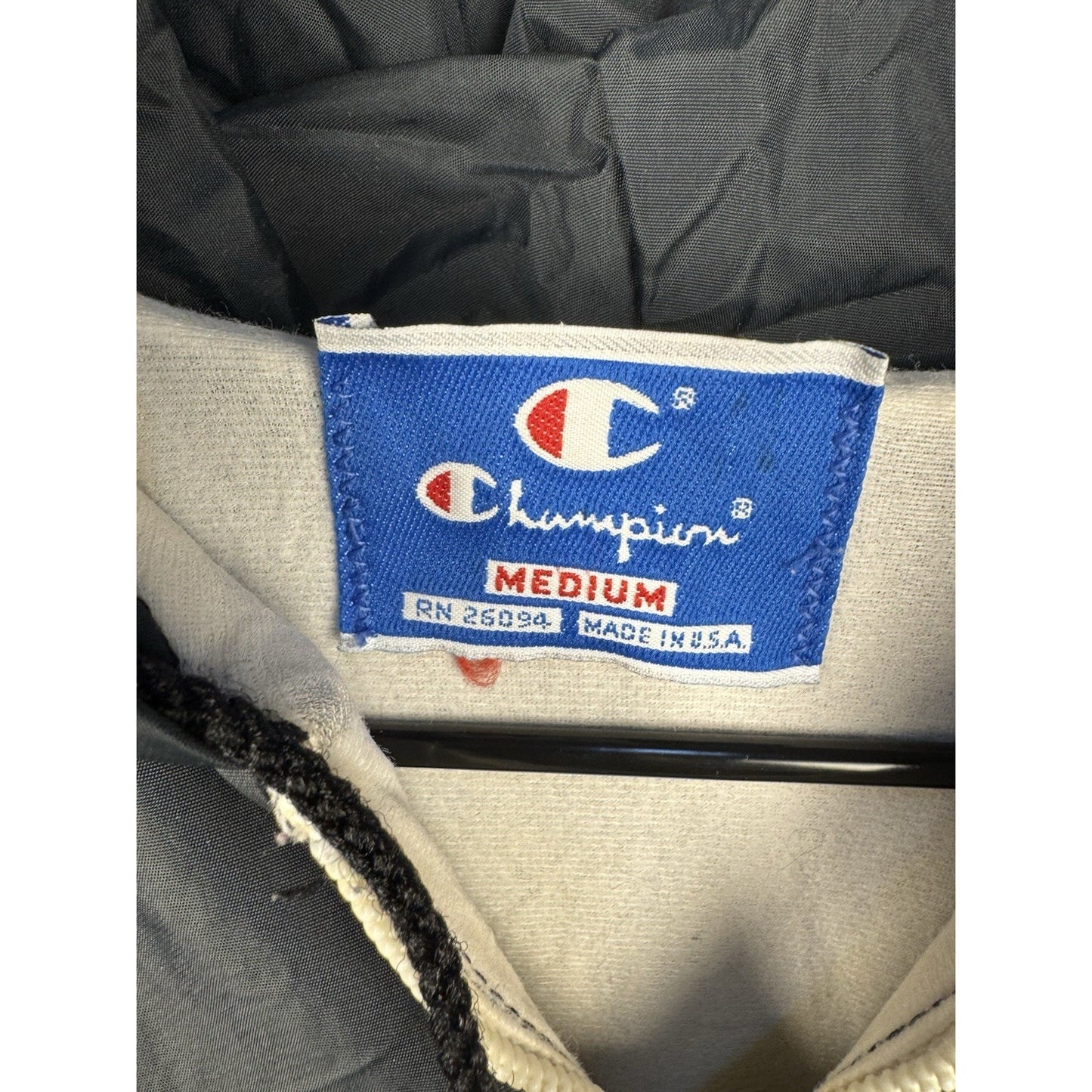 True Vintage 70s 80s Champion Windbreaker Track Jacket USA Made Medium 21x26