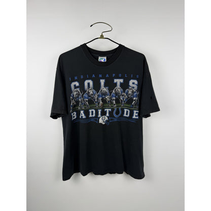 Vintage 90s Indianapolis Colts "Batitude" Liquid Blue tee, XL