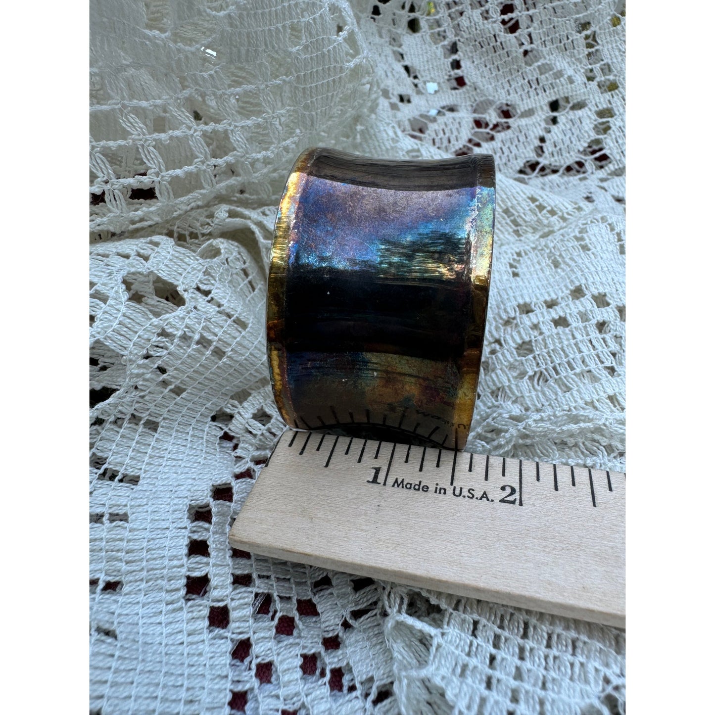 Sterling cuff bracelet (1970s)