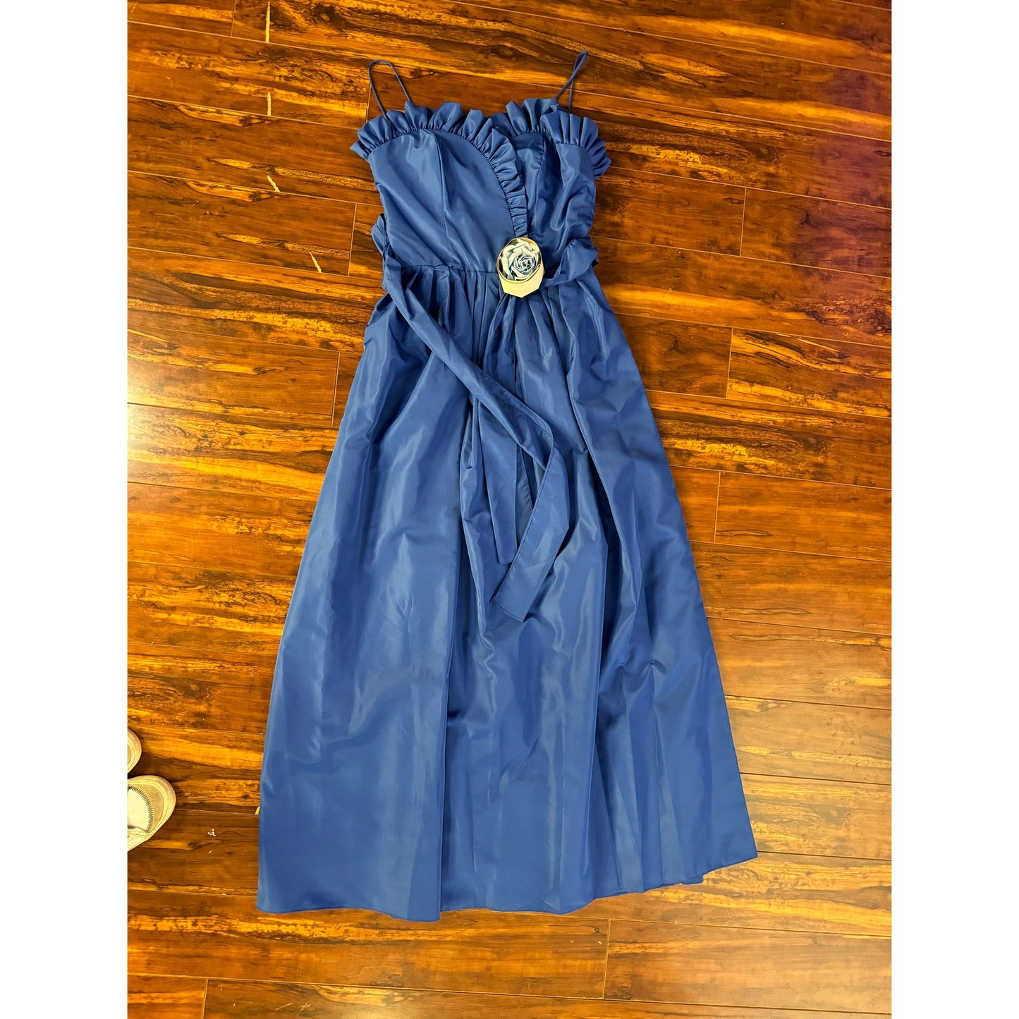 Suzy Q royal blue formal dress (1970s)