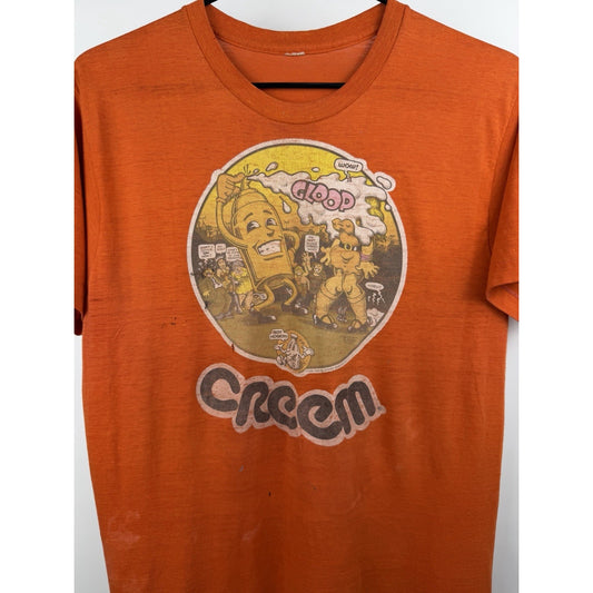 Vintage 70’s Creem Magazine R. Crumb Art Single Stitch Insanely Rare Large 22x29