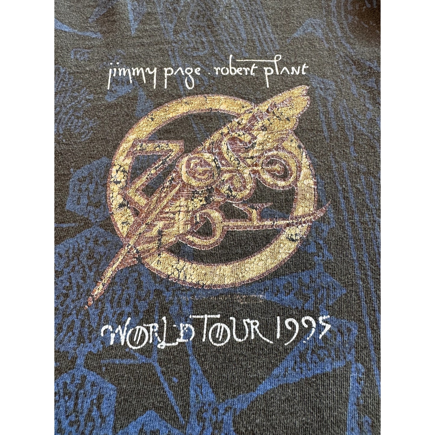 Jimmy Page '95 World Tour AOP shirt XL (1995)