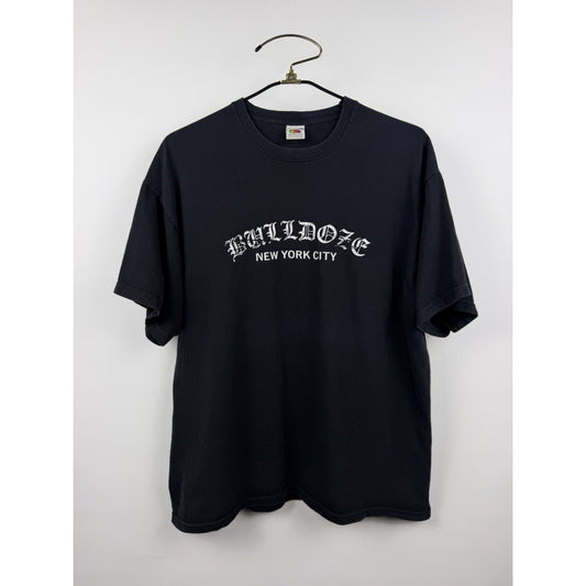 Vintage 2006 Bulldoze NYHC European Beatdown Tour Tee Two Sided FOTL XL 23.5x29