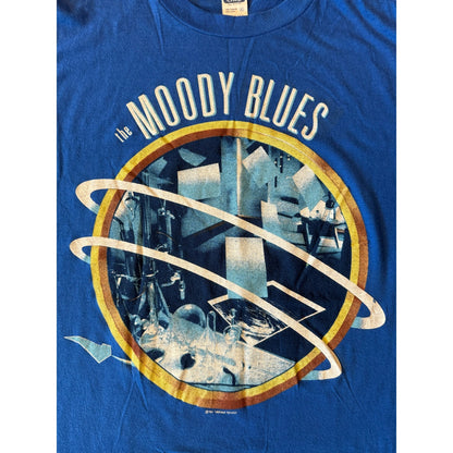 Vintage 1986 Moody Blues shirt Ched by Anvil tag size XL (fits like medium)