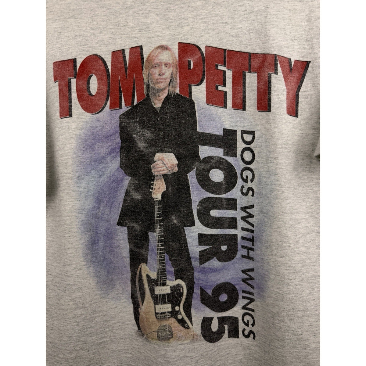 Vintage 1995 Tom Petty Dogs With Wings Tour Double Sided Rare Print Large 22x28