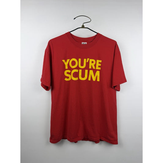 Vintage 2005 Outbreak You’re Scum Band Tee Maine Hardcore Bridge Nine XL 23x28