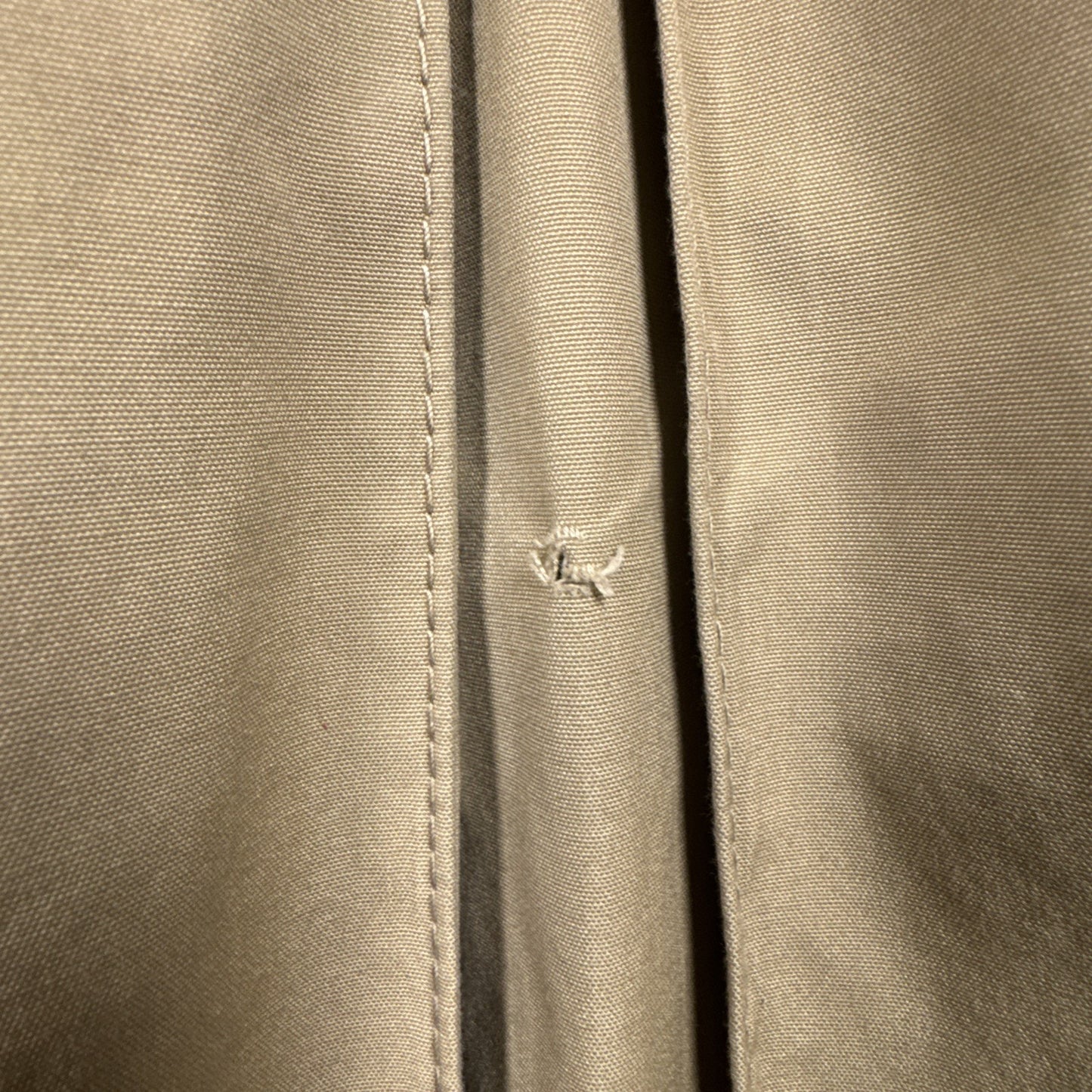 Europe Craft Vintage Trench Coat Beige Dress Coat Removable Wool Liner, Med / L