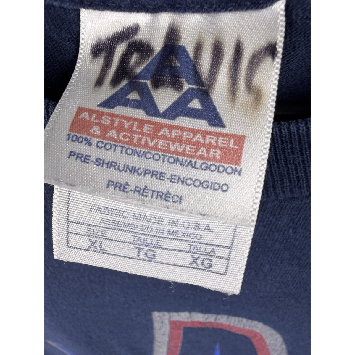 Vintage 2002 Vancouver Canucks big orca logo tee, NHL, Alstyle, XL