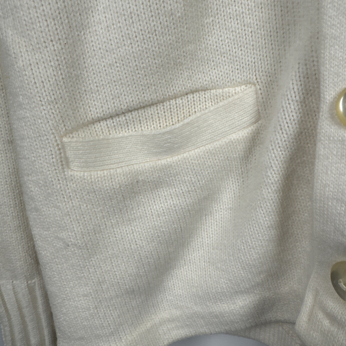 Vtg 60s White Cardigan Sweater Future Homemakers Of America Sz Large