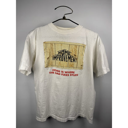 Vintage 1994 Home Improvement Home is Where The Dad Fixes Stuff Shirt 22x27