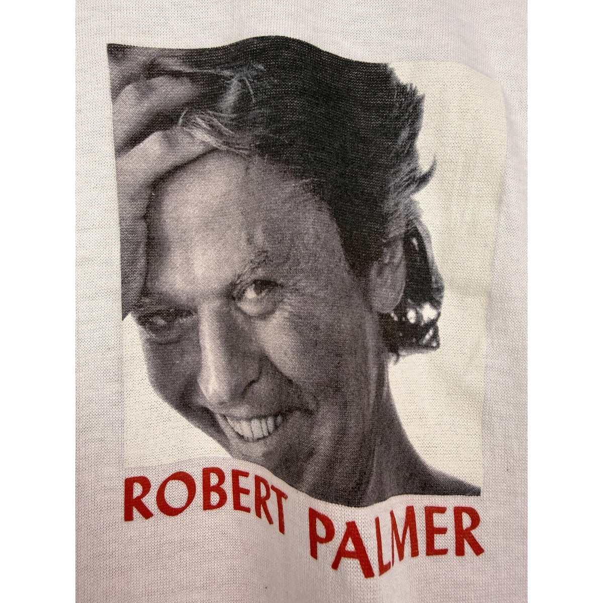 Robert Palmer Riptide long sleeve shirt, double sided, 1985, Medium