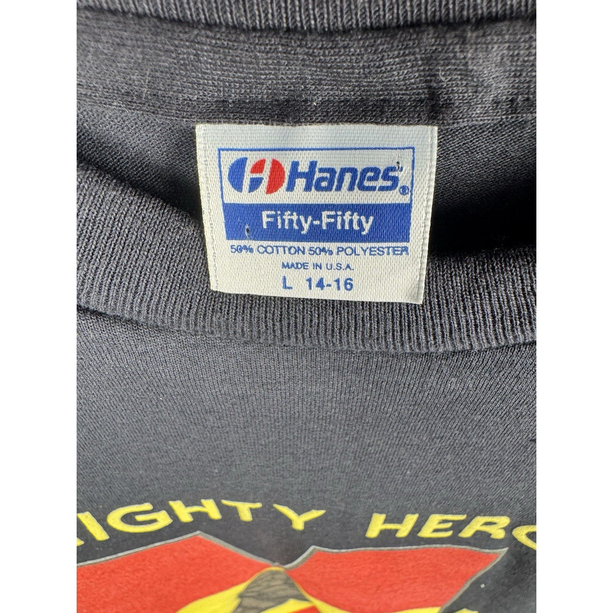 Vintage 90s Mighty Heroes Martin Marcus Malcolm Mandela tee, S