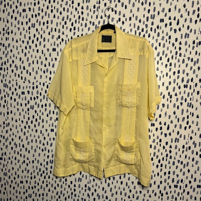 Butter believe it, button-front cabana shirt (1970s)