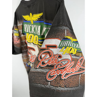 Vintage 1998 Dale Earnhardt Brickyard 400 all over print tee, XL