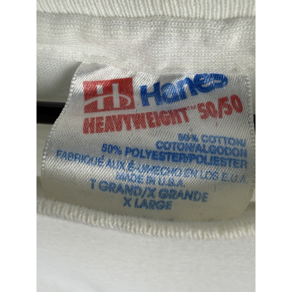 Vintage 90s SAFE Stop AIDS For Everyone tee, single stitch, XL