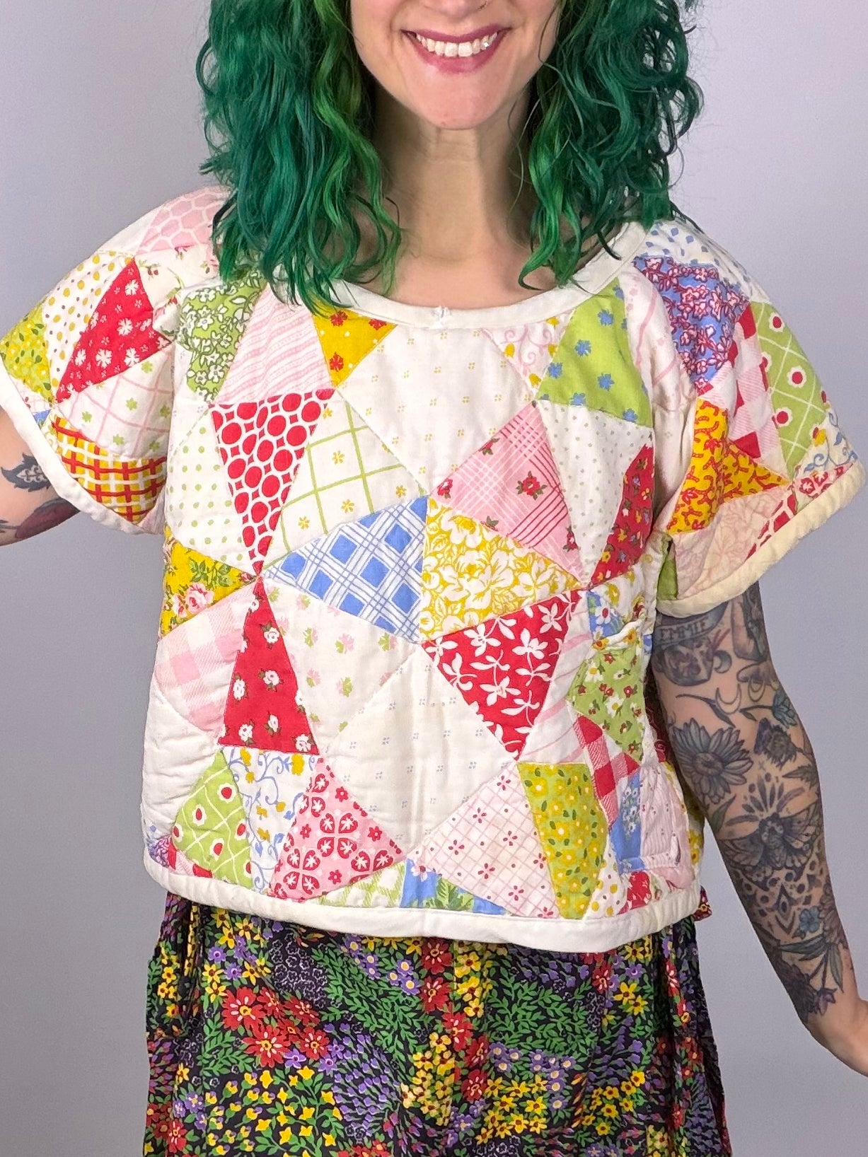 Quilted and Wilted Top (OSFM)