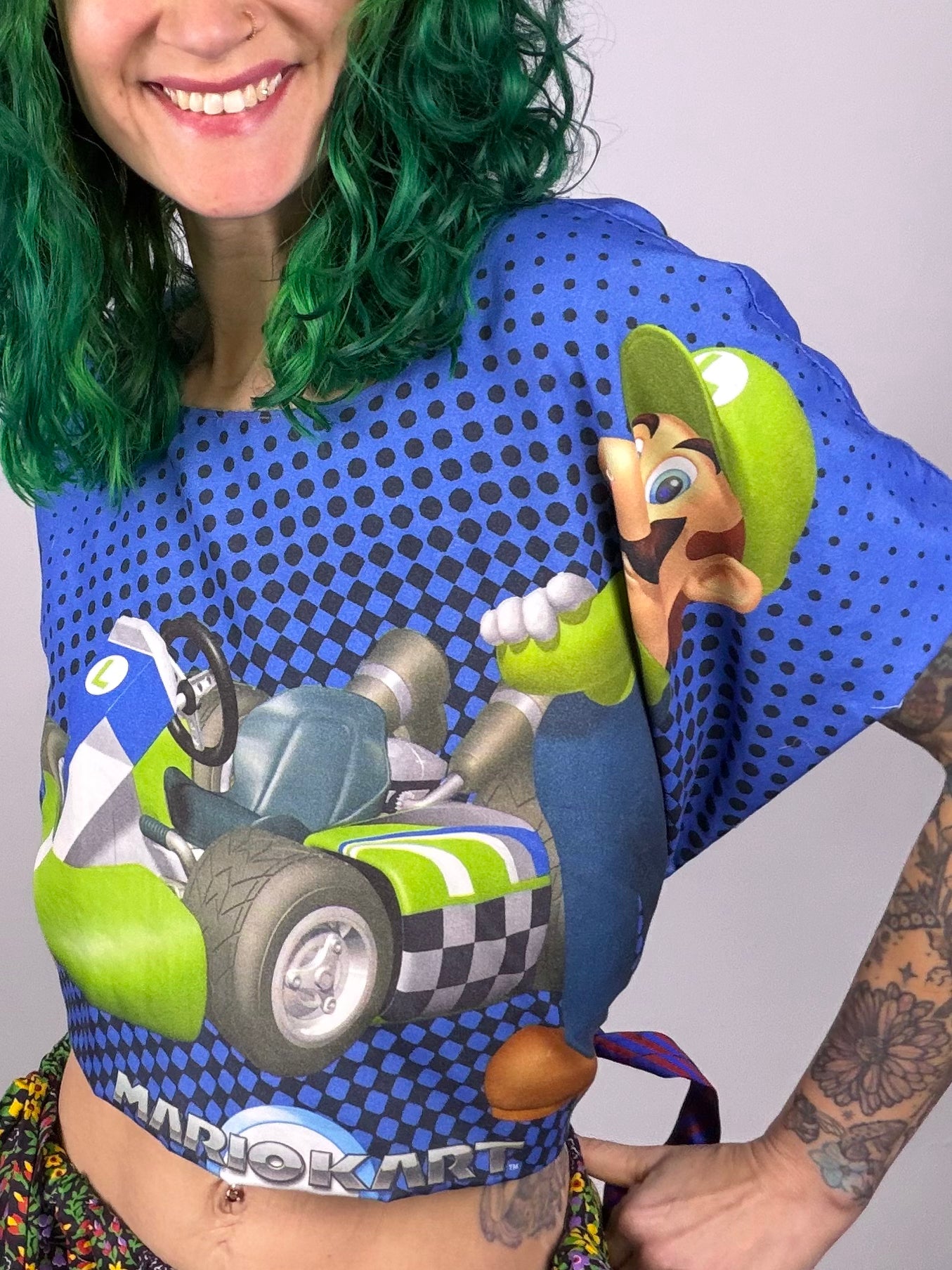 Mario / Baseball Reversible Wrap Top (OSFM)