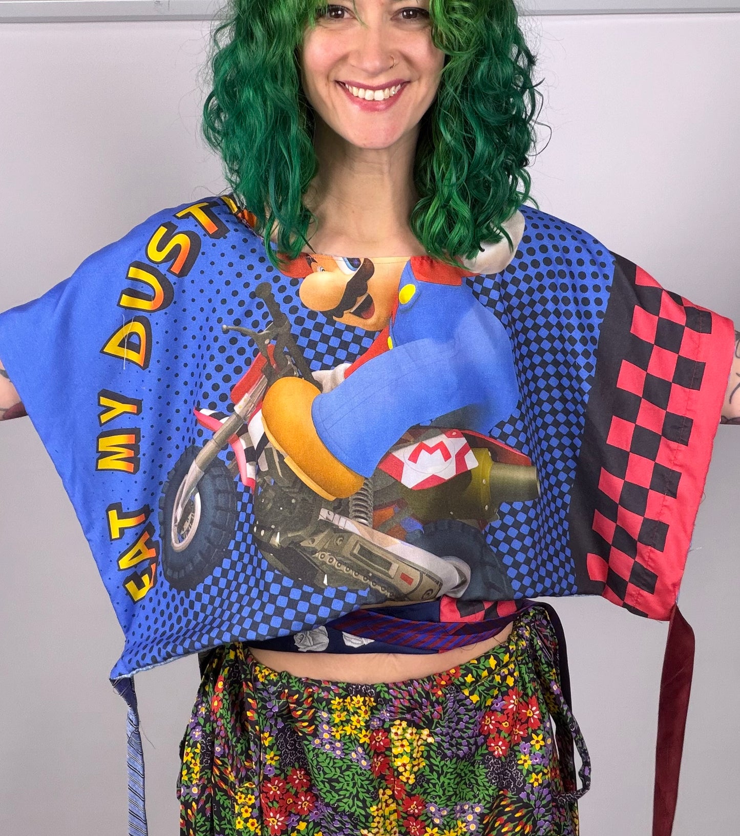 Mario / Baseball Reversible Wrap Top (OSFM)