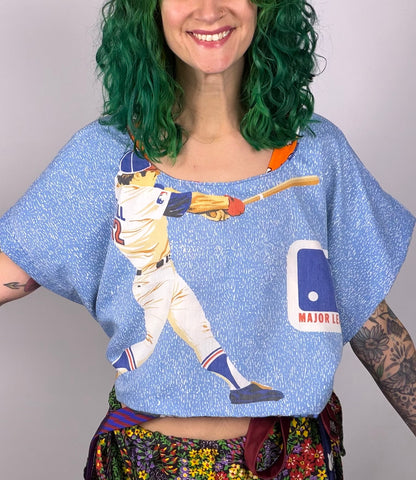 Mario / Baseball Reversible Wrap Top (OSFM)