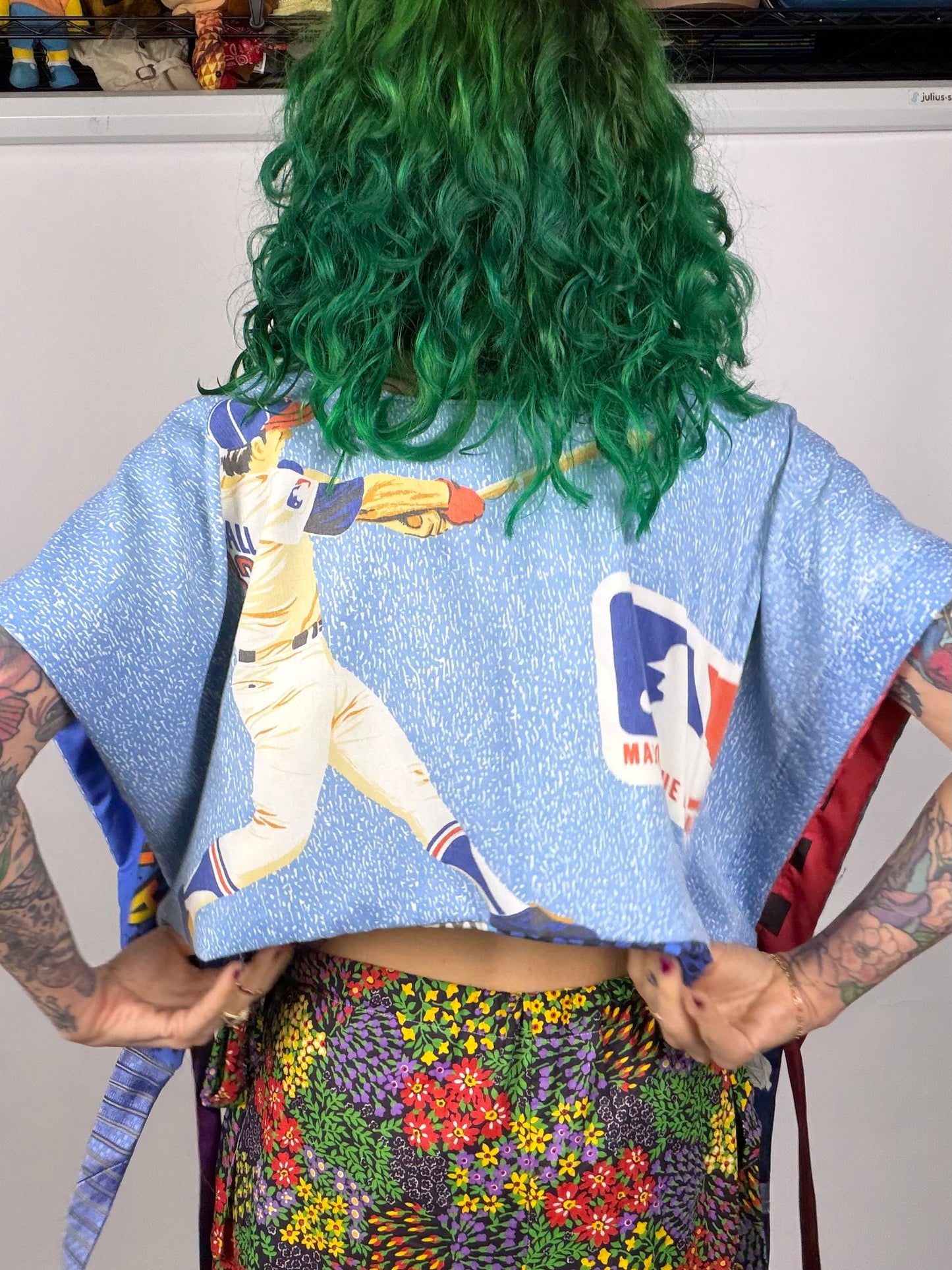 Mario / Baseball Reversible Wrap Top (OSFM)