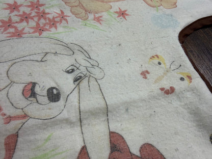 Pound Puppies / Floral Reversible Wrap Top (OSFM)