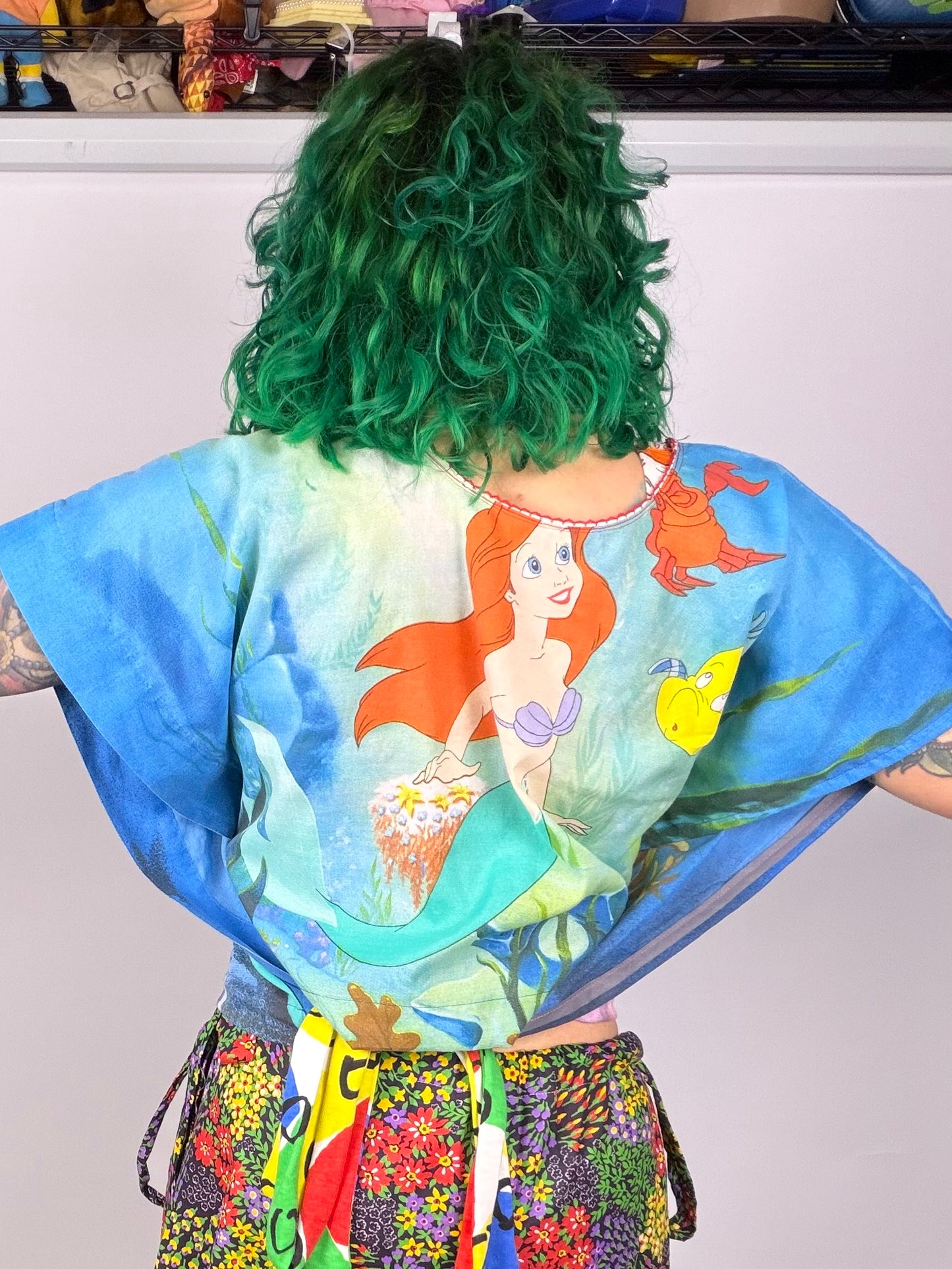 Little Mermaid Wrap Top (OSFM)