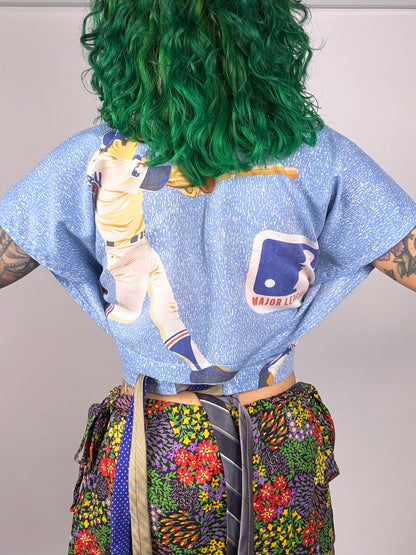 MLB Baseball Wrap Top (OSFM)