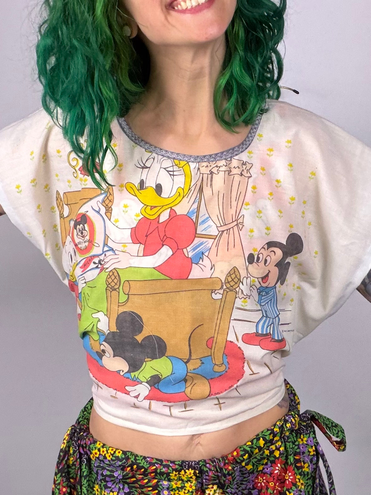 Mickey Mouse Wrap Top (OSFM)