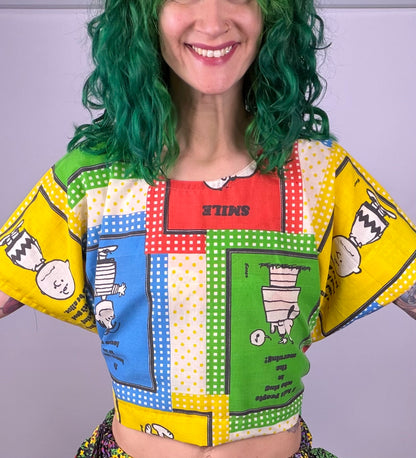 Square Snoopy Wrap Top (OSFM)