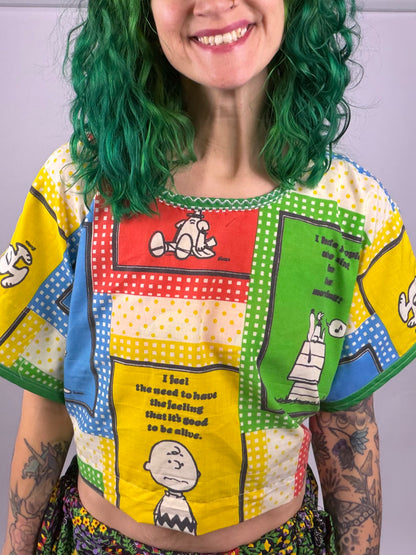 Square Snoopy Wrap Top, Fancy (OSFM)