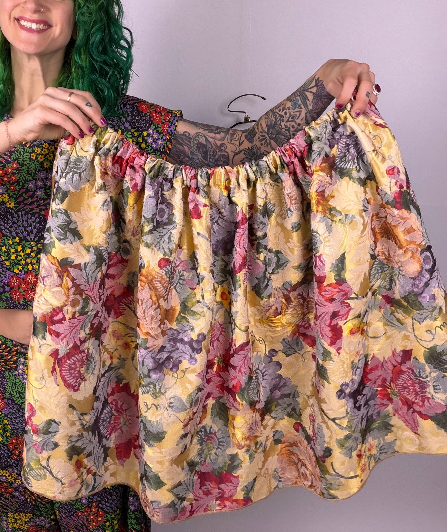 Regal Floral Skirt (Powerful sizes only)