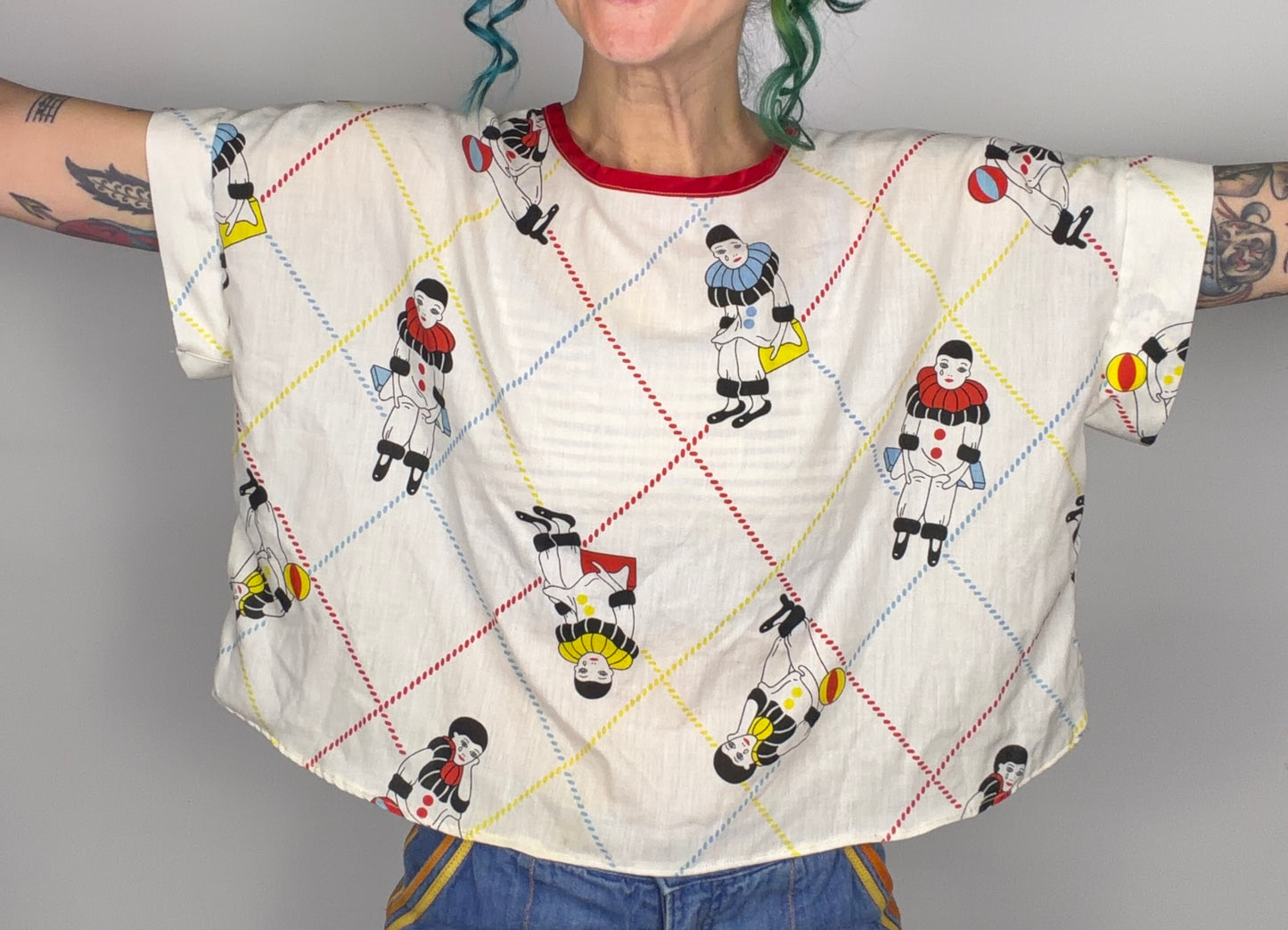 Clownin' Around top: S-XXL
