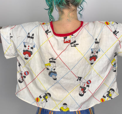 Clownin' Around top: S-XXL