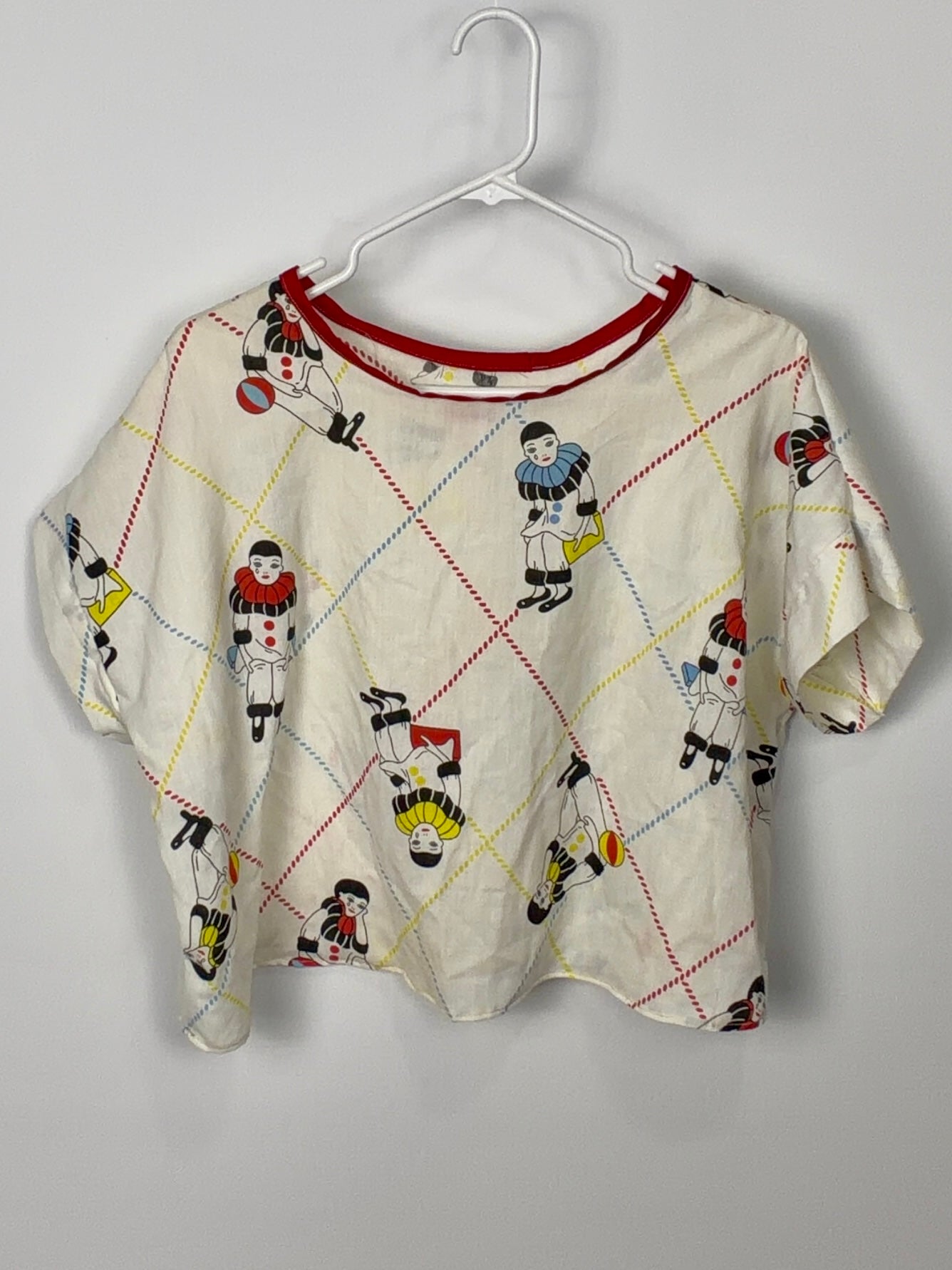 Clownin' Around top: S-XXL