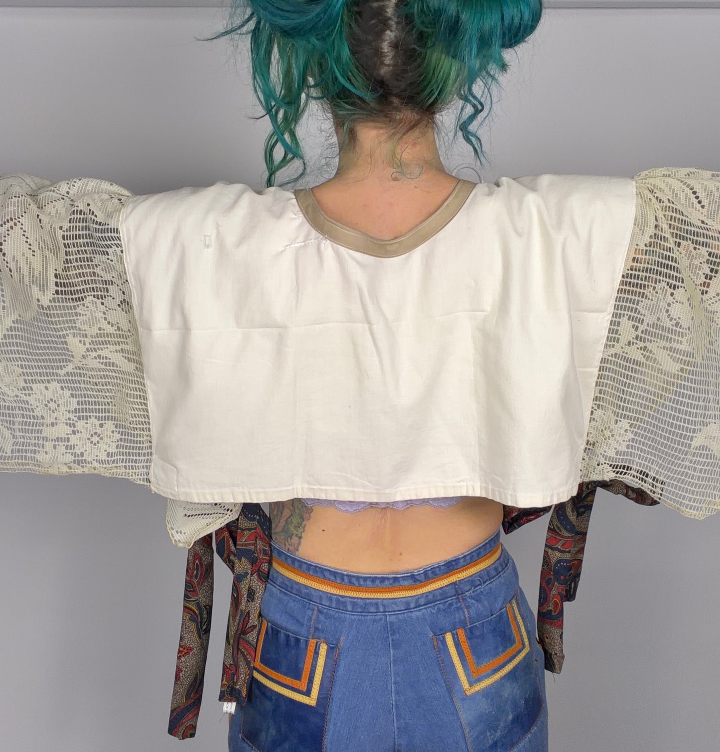 Tied Up with Lace, Super Crop: XS-L