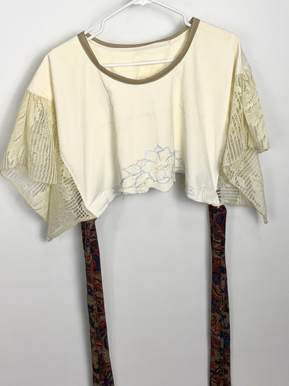 Tied Up with Lace, Super Crop: XS-L