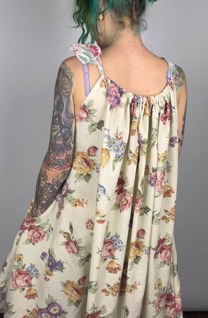 Secret Garden, double-strap maxi dress: OSFM
