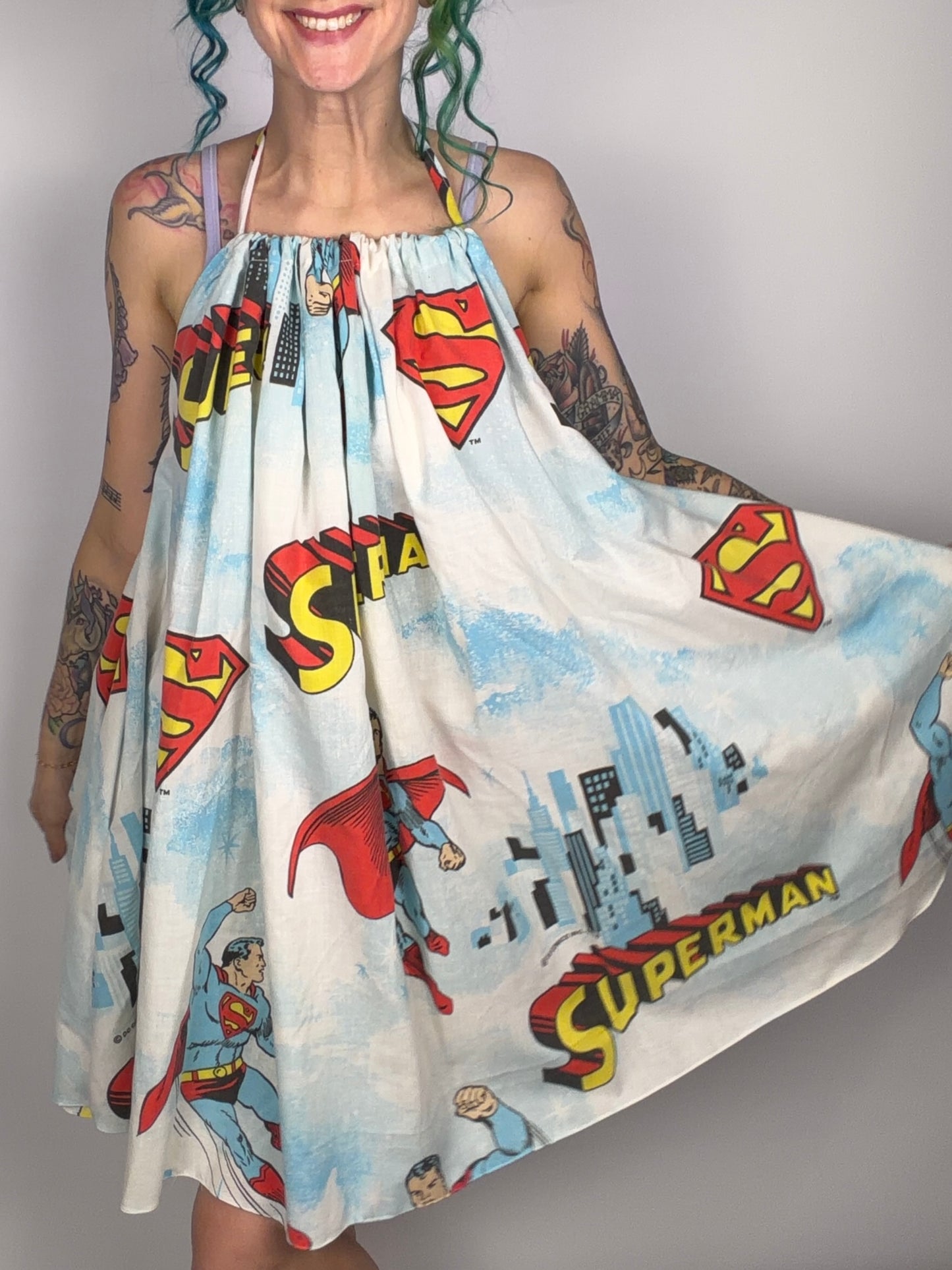 Super Mini, backless shortie dress: OSFM