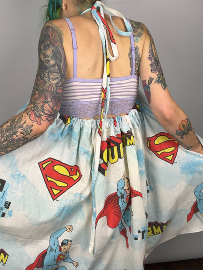 Super Mini, backless shortie dress: OSFM