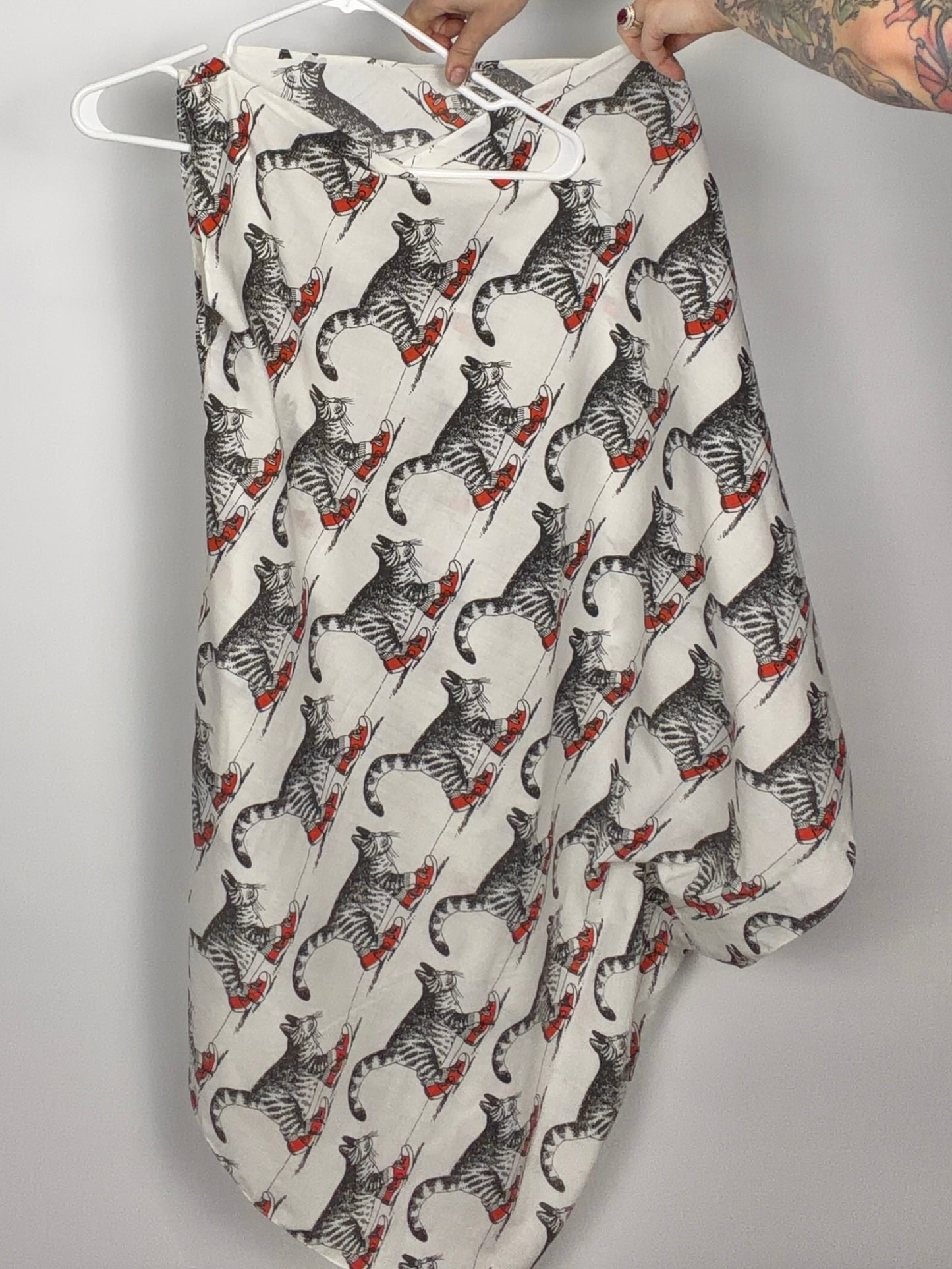 The Cat's Outta the Bag, avant garde dress: S-L