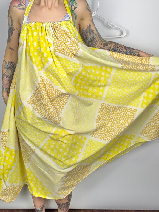 It Was All Yellow, low-back maxi dress: OSFM