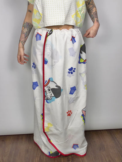 Dog Gone It, convertible wrap skirt/dress: M-XL