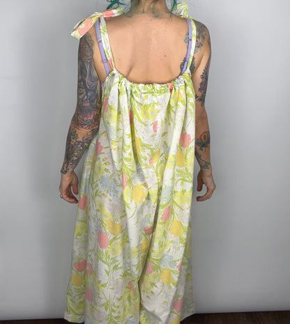 Neon Garden, double-strap jumpsuit: OSFM